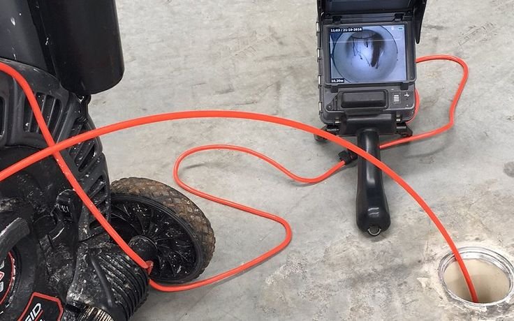 drain clearing with camera inspection